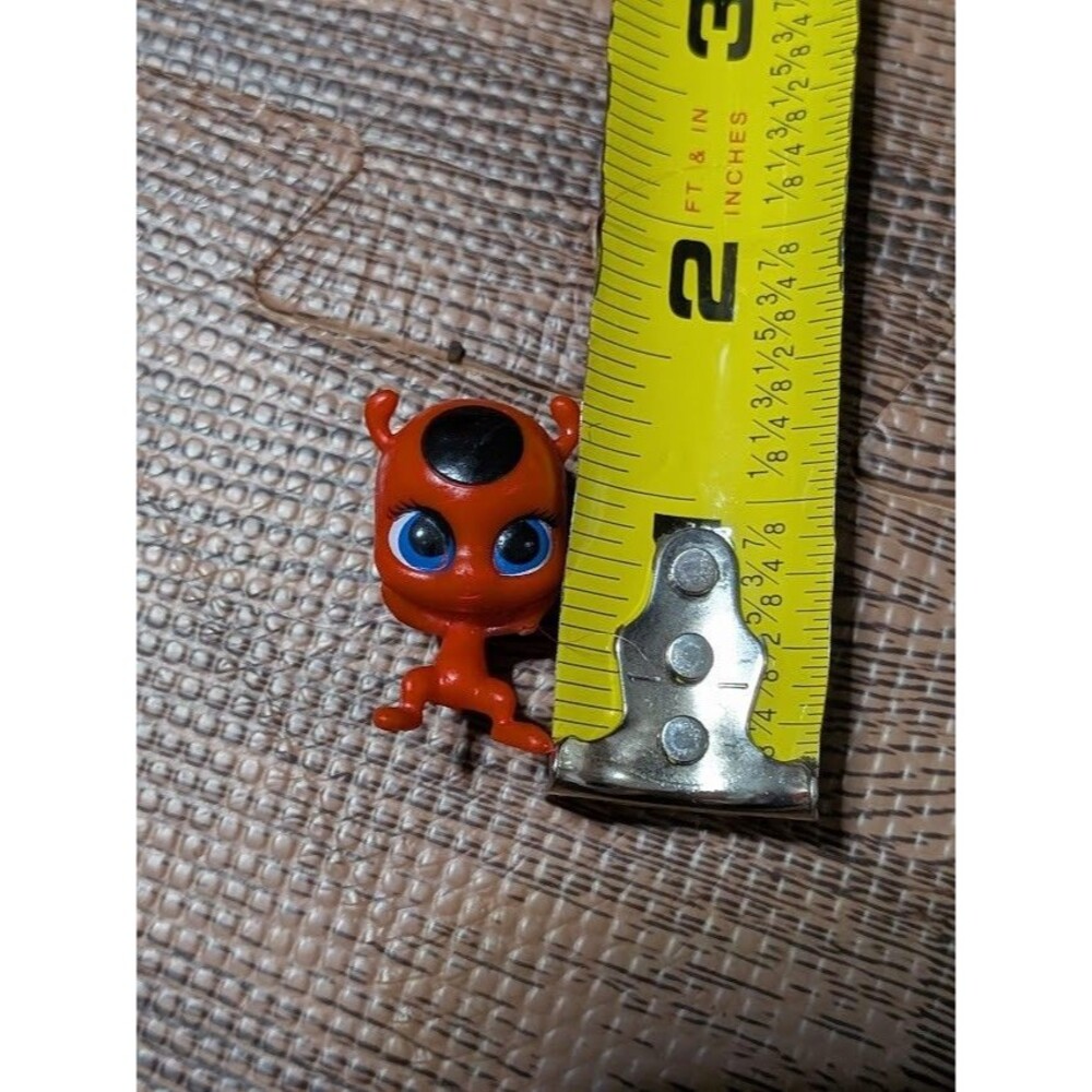 Miraculous Ladybug Tikki Kwami Mini Figure Zag Heroez Red Ladybug Kwami RARE 1"